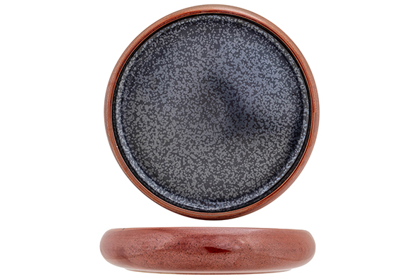 Proof - Elements maroon plat bord Ø 24 x H 4,9 cm