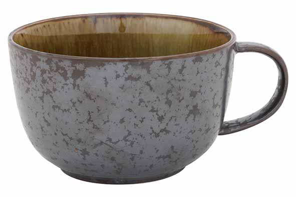 Proof - Elements mineral soeptas/bowl met oor 50 cl - Ø 12,5 x H 8 cm