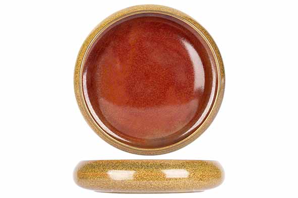 Proof - Elements mustard plat bord Ø 16,6 x H 3,8 cm