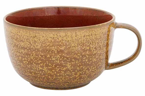 Proof - Elements mustard soeptas/bowl met oor 50 cl - Ø 12,5 x H 8 cm