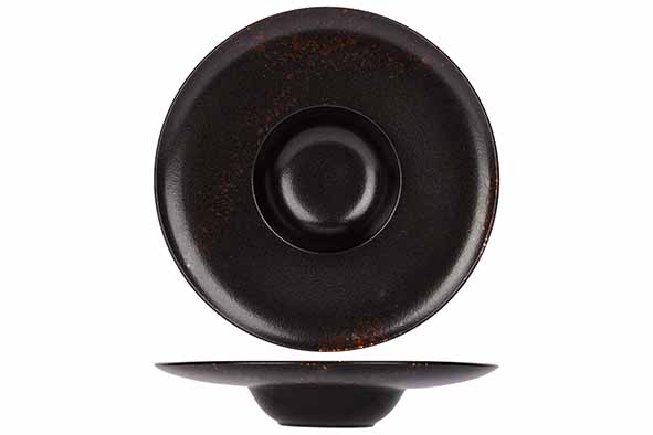 Proof - Etna diep bord/pastabord zwart Ø 30 cm