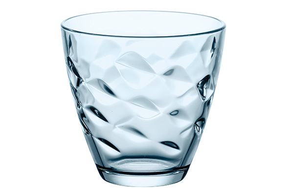 Flora waterglas 25 cl - blauw
