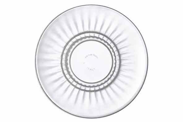 Barshine ondertas koffieglas/theeglas Ø 14 cm