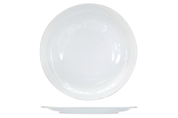 Nordika Wit Bord Plat 24cm