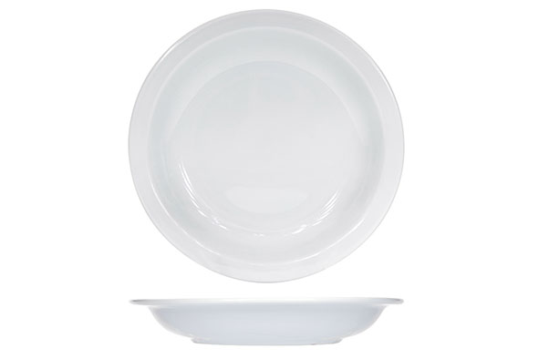 Nordika Wit Diep Bord D22cm