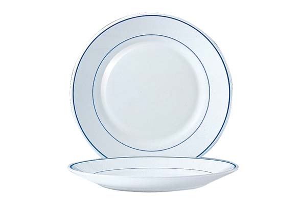 Restaurant Delft Plat Bord D23,5cm Horeca