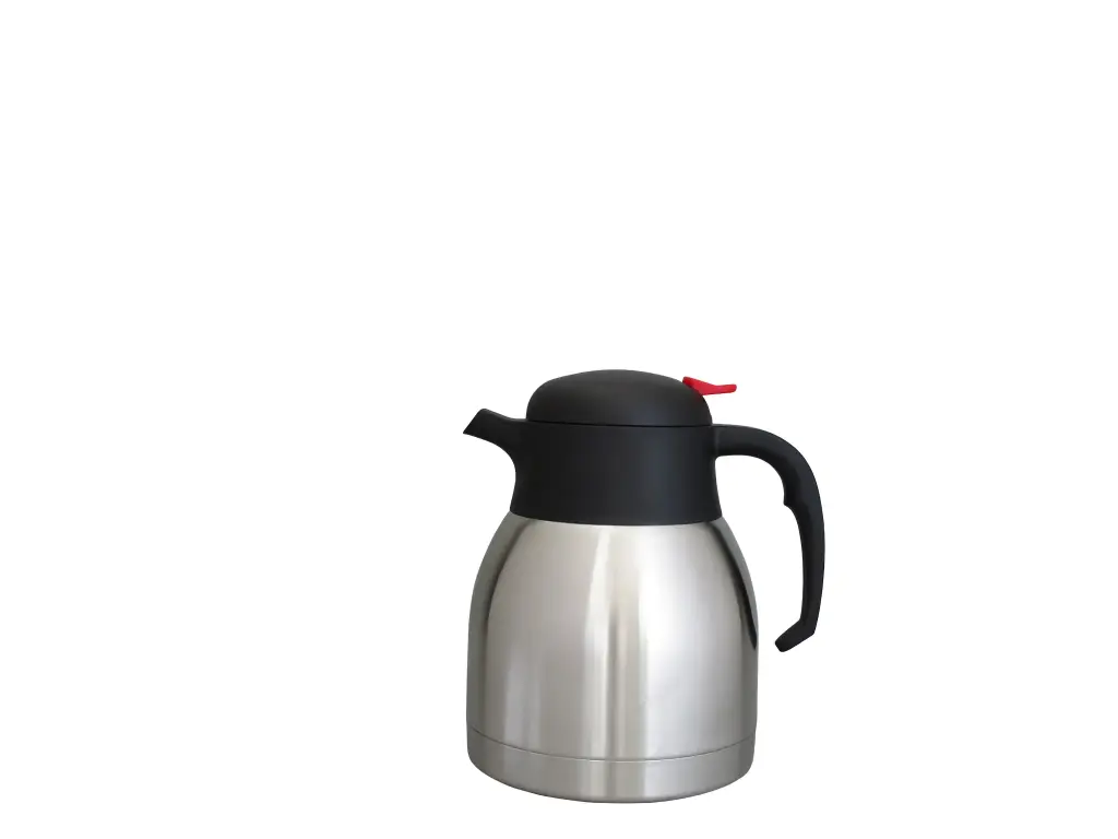 Isoleerkan 1.0L RVS Pro H187 mm - D142 mm - drukknop