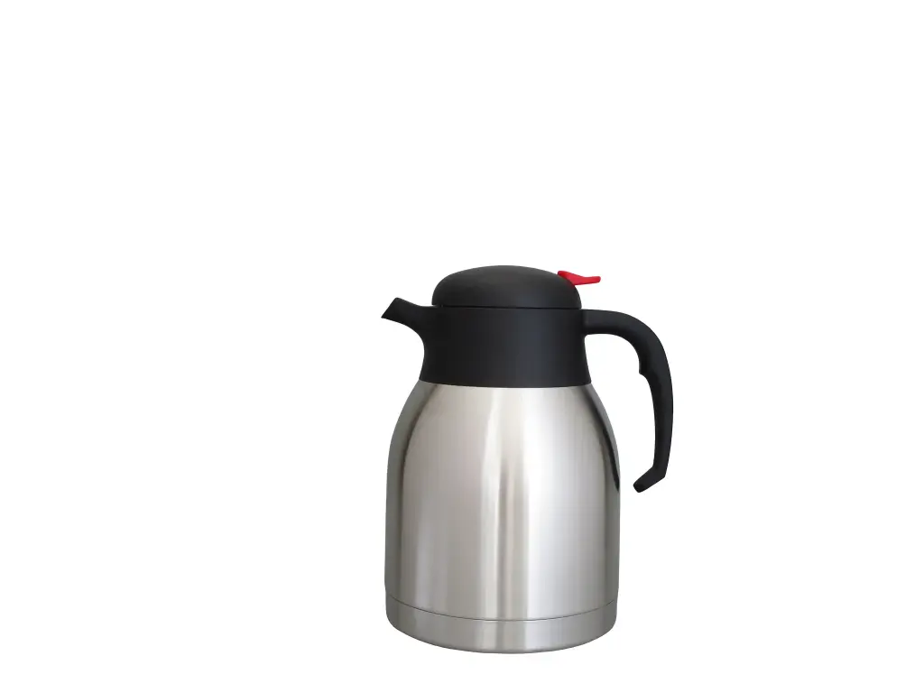 Isoleerkan 1.5L RVS Pro RVS H212 mm - D142 mm - drukknop