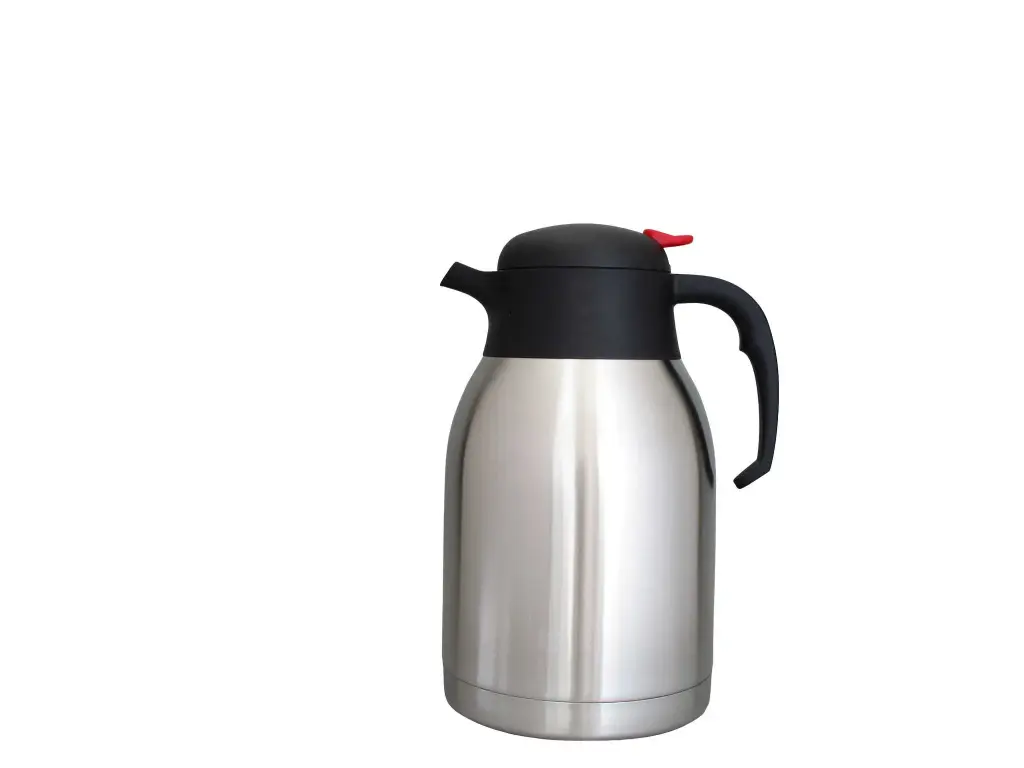 Isoleerkan 2.0L RVS Pro RVS H245 mm - D142 mm - drukknop