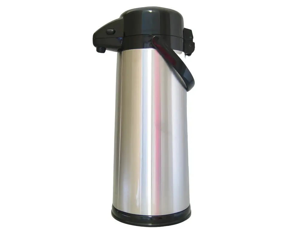Pompisoleerkan 3.0L RVS Mat H420 mm - D167 mm - glazen binnenfles