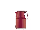 Helios Isoleerkan Rood 0.6L Thermoboy H191 mm - D114 mm - glazen binnenfles