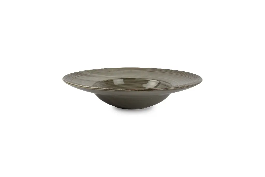 Munduk Grey Diep bord 28/16xH6cm grey Munduk