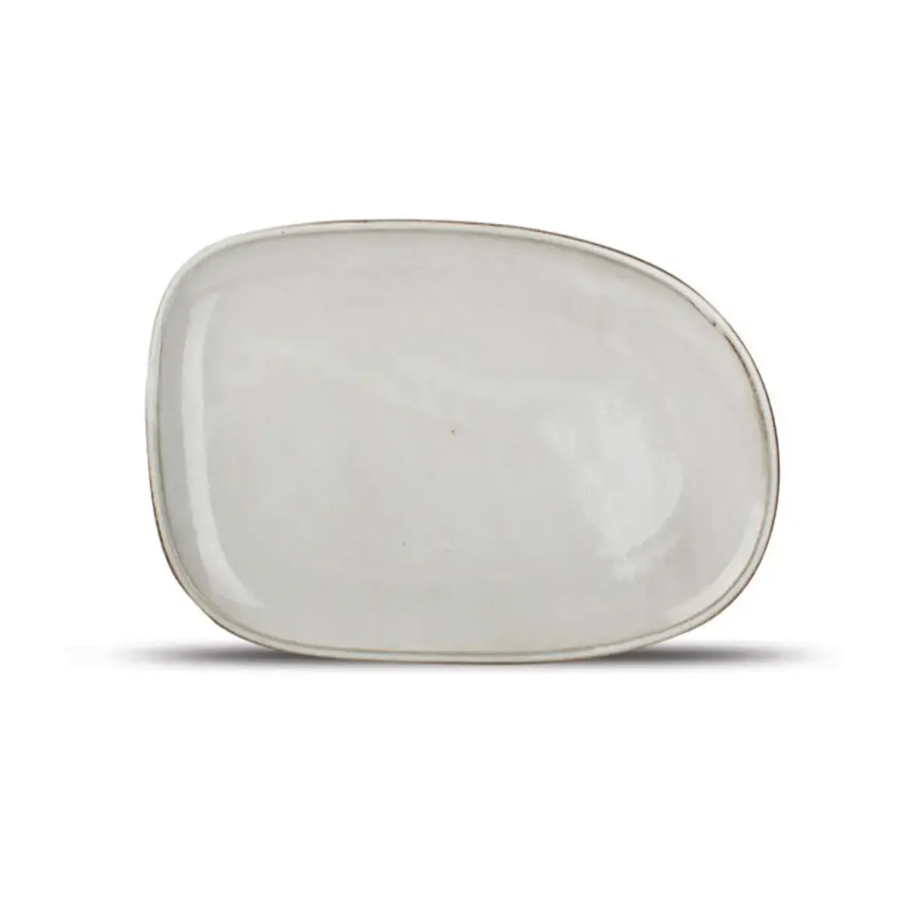 Ceres Grey Plat bord 33x23cm grey Ceres