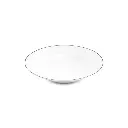 Basic White Diep bord/pastabord D23xH4cm - black rim 