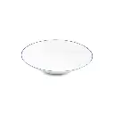 Basic White Diep bord/pastabord D23xH4cm - blue rim 