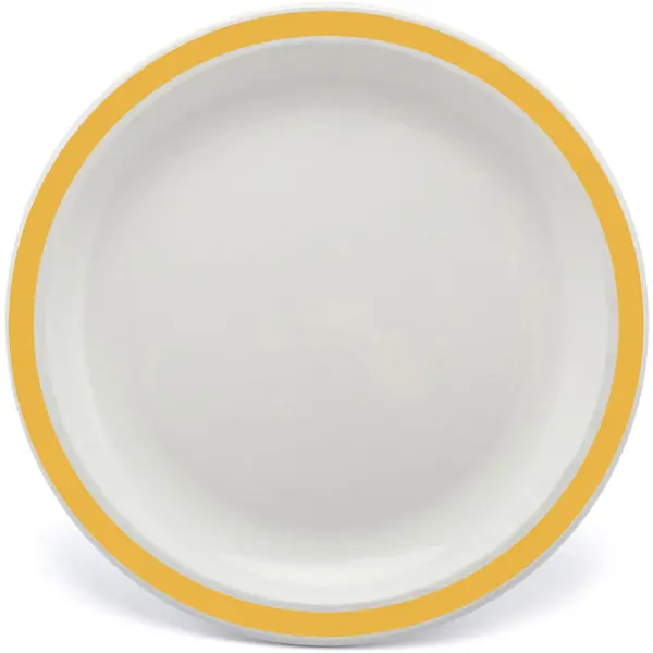 Duo Plat Bord PC 23 cm Yellow