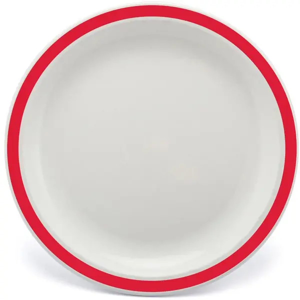 Duo Plat Bord 25,5 cm Red