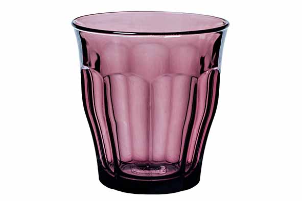 Picardie waterglas paars 25cl  - Ø 8,7 x H 9 cm