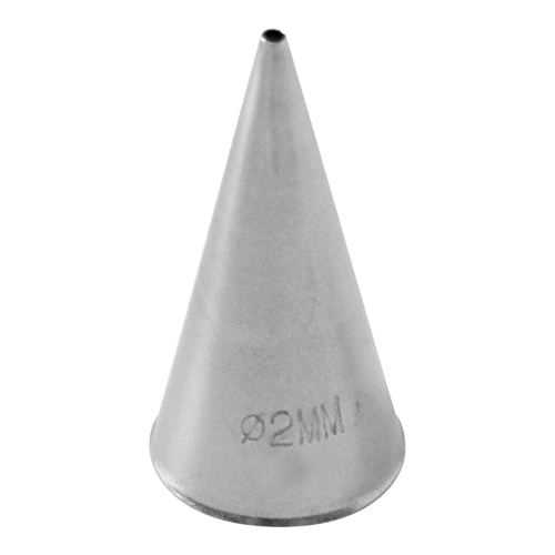 spuitje (00/Ø02mm) - RVS - Rond