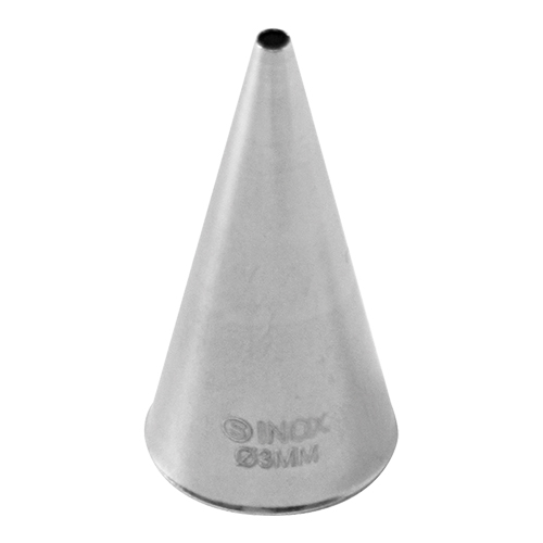 spuitje (00/Ø03mm) - RVS - Rond
