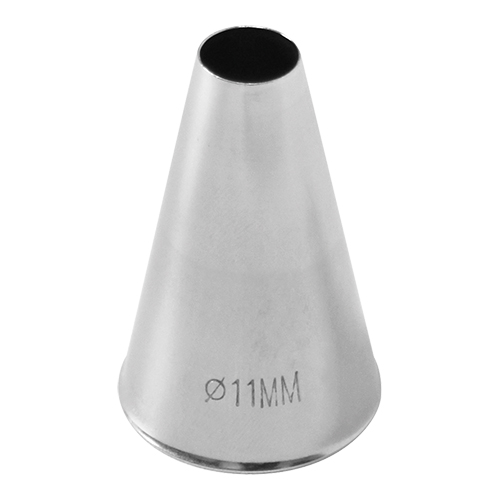 spuitje (08/Ø11mm) - RVS - Rond