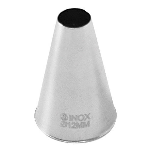 spuitje (09/Ø12mm) - RVS - Rond