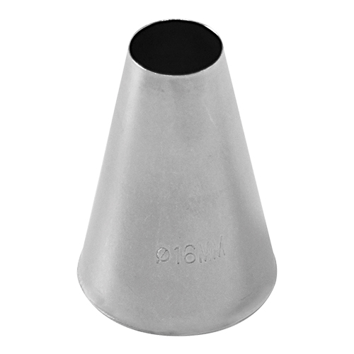 spuitje (13/Ø16mm) - RVS - Rond