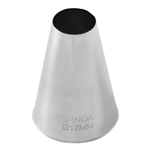 spuitje (14/Ø17mm) - RVS - Rond