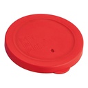 Siliconen deksel serveerschaal D 11,5cm - rood