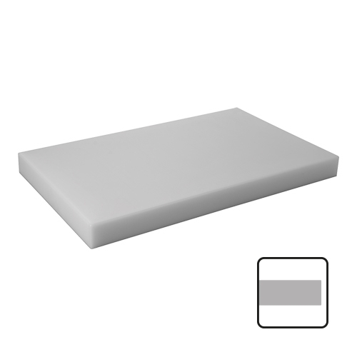 Snijplank 50x30 cm - H 4,0 cm - wit