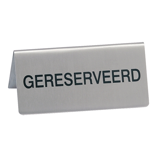 tafelbord - gereserveerd