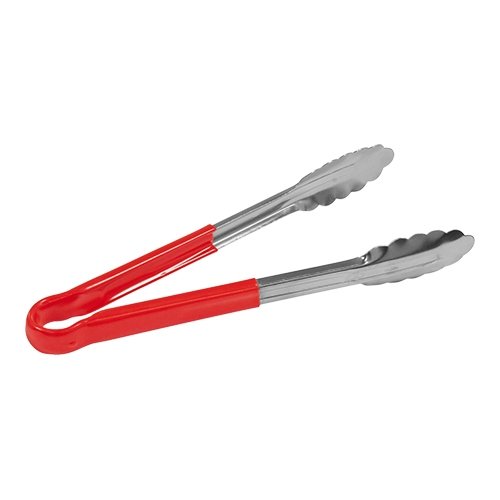 serveertang L 25,0cm - rood