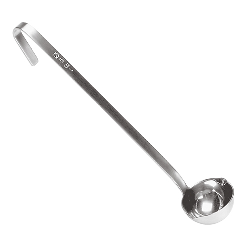 sauslepel L22,0cm met giettuitjes