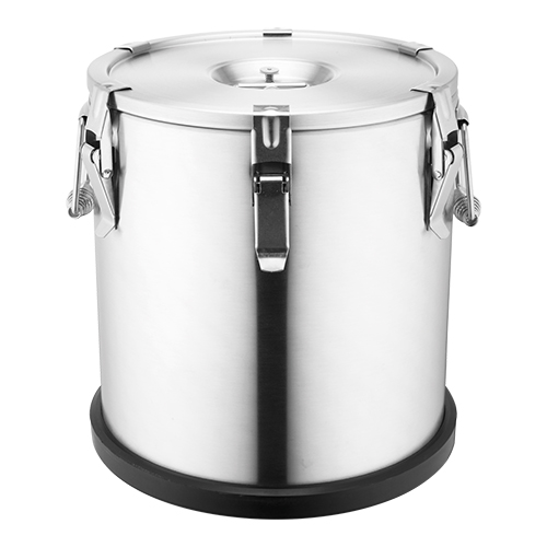 Dubbelwandige RVS soepcontainer 20L met ventiel - H31,0 cm