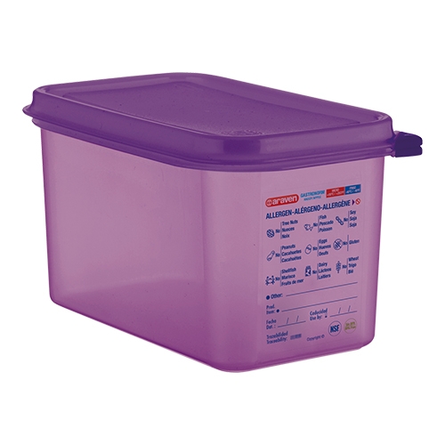 Araven voedseldoos GN1/4 anti-allergeen- H15,0 cm