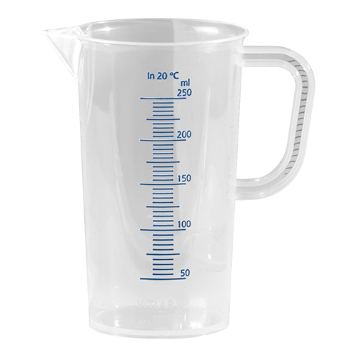 kunststof maatbeker 0,25L