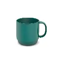 Drinkbeker/tas met 1 handvat Ornamin - 290ml - dondergroen