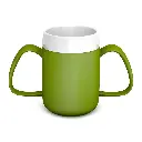 Isolerende beker trechtervorm Ornamin met 2 handvaten - 200ml