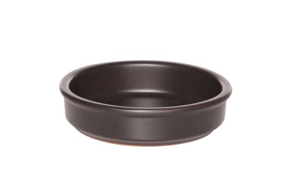 Creme brulee schaaltje zwart Ø 14 x h 3,5 cm