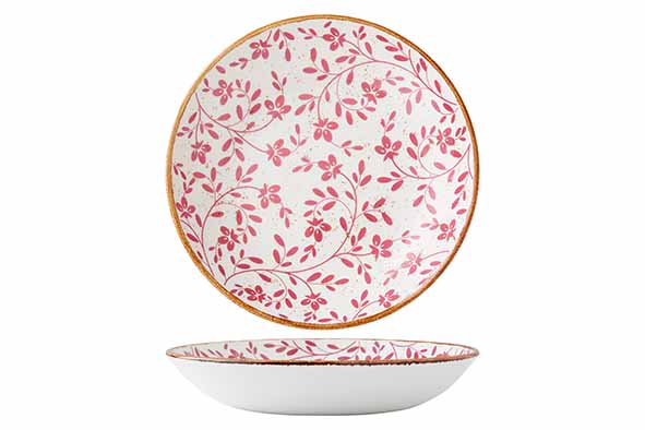 Steelite Flora Pink Diep Bord D21,5 cm 