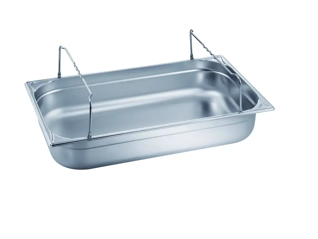 B.Pro RVS Gastronormbak m/beugelhandgrepen - GN-B 1/1-100mm - 13,3 L