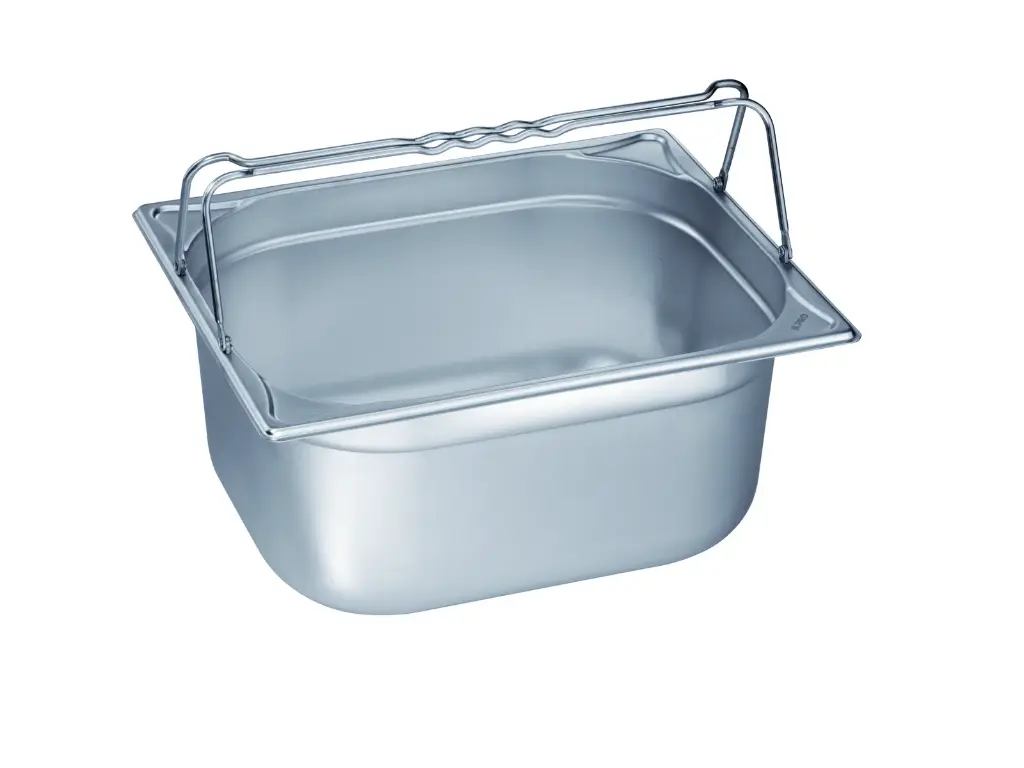 B.Pro RVS Gastronormbak m/beugelhandgrepen - GN-B 1/2-150mm - 8,9 L