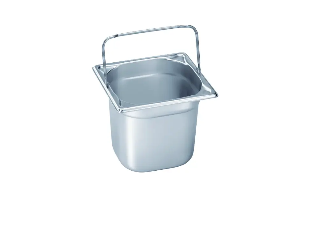 B.Pro RVS Gastronormbak m/beugelhandgrepen - GN-B 1/6-150mm - 2,2 L