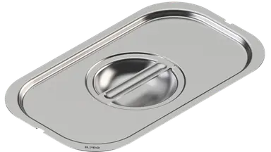 B.Pro RVS Gastronormdeksel m/beugelhandgrepen  - GD-B 1/4