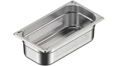 B.Pro RVS Gastronormbak geperforeerd  - GN-P 1/3-100mm - 3,8 L