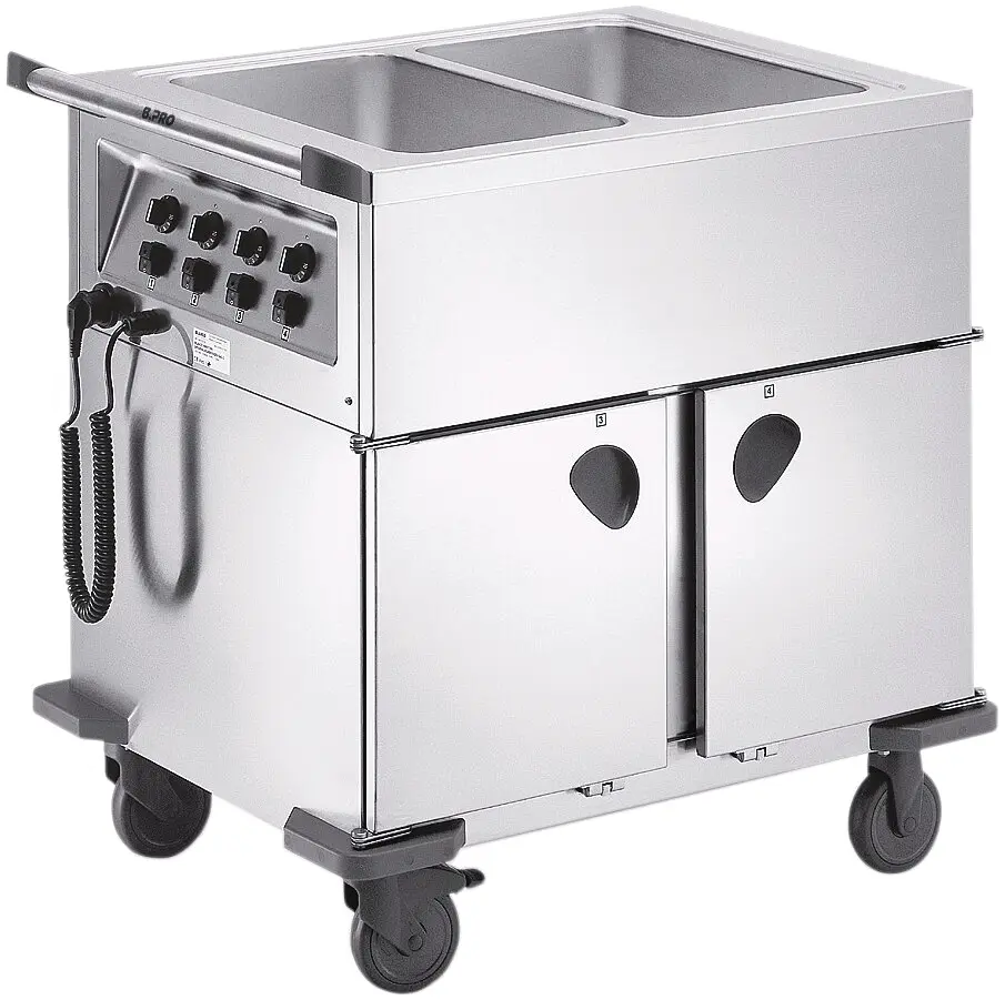 B.Pro Voedselverdeelwagen - gesloten - SAG 2 - 2xGN 1/1-200mm