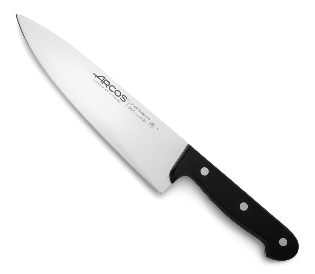 Arcos Universal koksmes/chefmes - 200 mm 