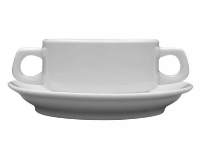 Lubiana Kaszub soeptas met oren wit Ø 100 x H 55 mm - 320 ml