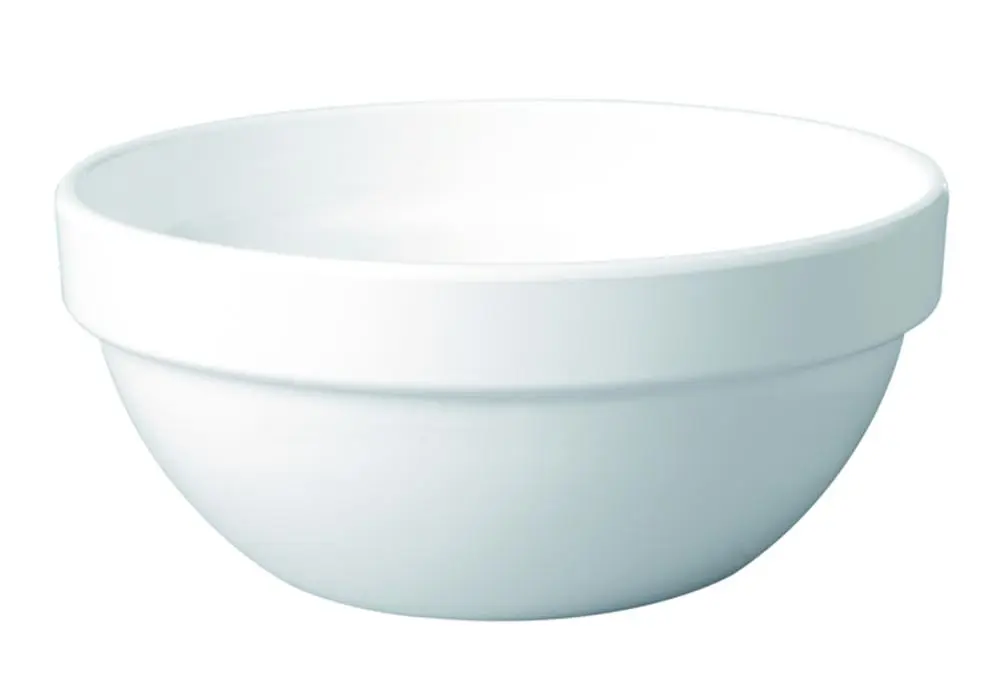 Melamine schaal/bowl friendly D10 cm - wit