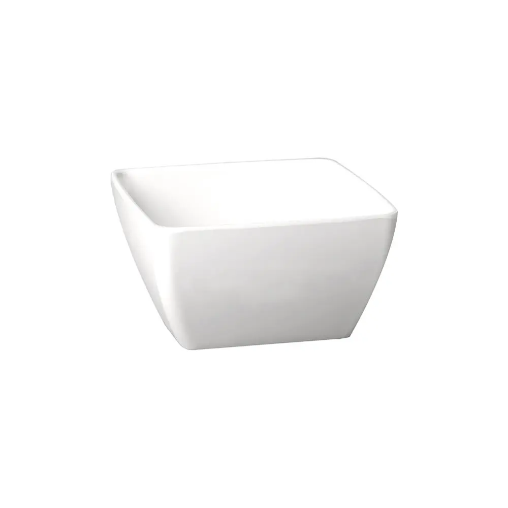 Melamine schaal vierkant Friendly D12,5 - 0,4Lt - wit